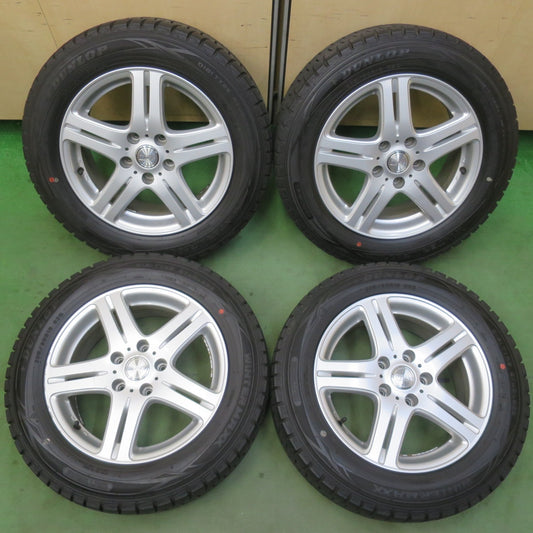 バリ溝！キレイ！9.5分★スタッドレス 205/60R16 ダンロップ ウインターマックス WM01 DUFACT DF5 デュファクト 16インチ PCD114.3/5H★6042713イス