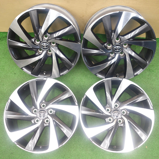 4本価格★トヨタ 60系 ハリアー ターボ 純正 ホイール 18インチ 18×7.5J PCD114.3/5H★6012901KTホ