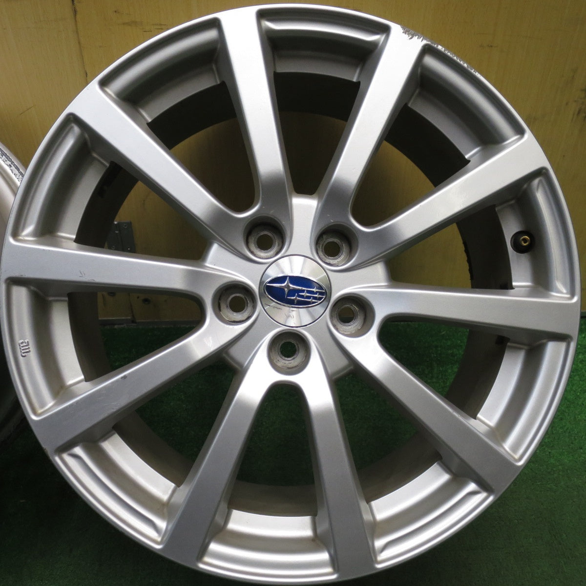 4本価格★スバル BM9 レガシィ 純正 ホイール 17インチ 17×7.5J レガシー PCD100/5H★5043004KKホ