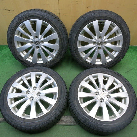 4本価格★スズキ スイフト 純正 185/55R16 スタッドレス ダンロップ ウインターマックス WM01 16インチ PCD100/4H★5083110HAス