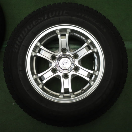 バリ溝!キレイ!9分◎KEELER FORCE 195/80R15 107/105L スタッドレス ブリヂストン ブリザック VL1 キーラー フォース 15インチ PCD139.7/6H◎6092905NJス