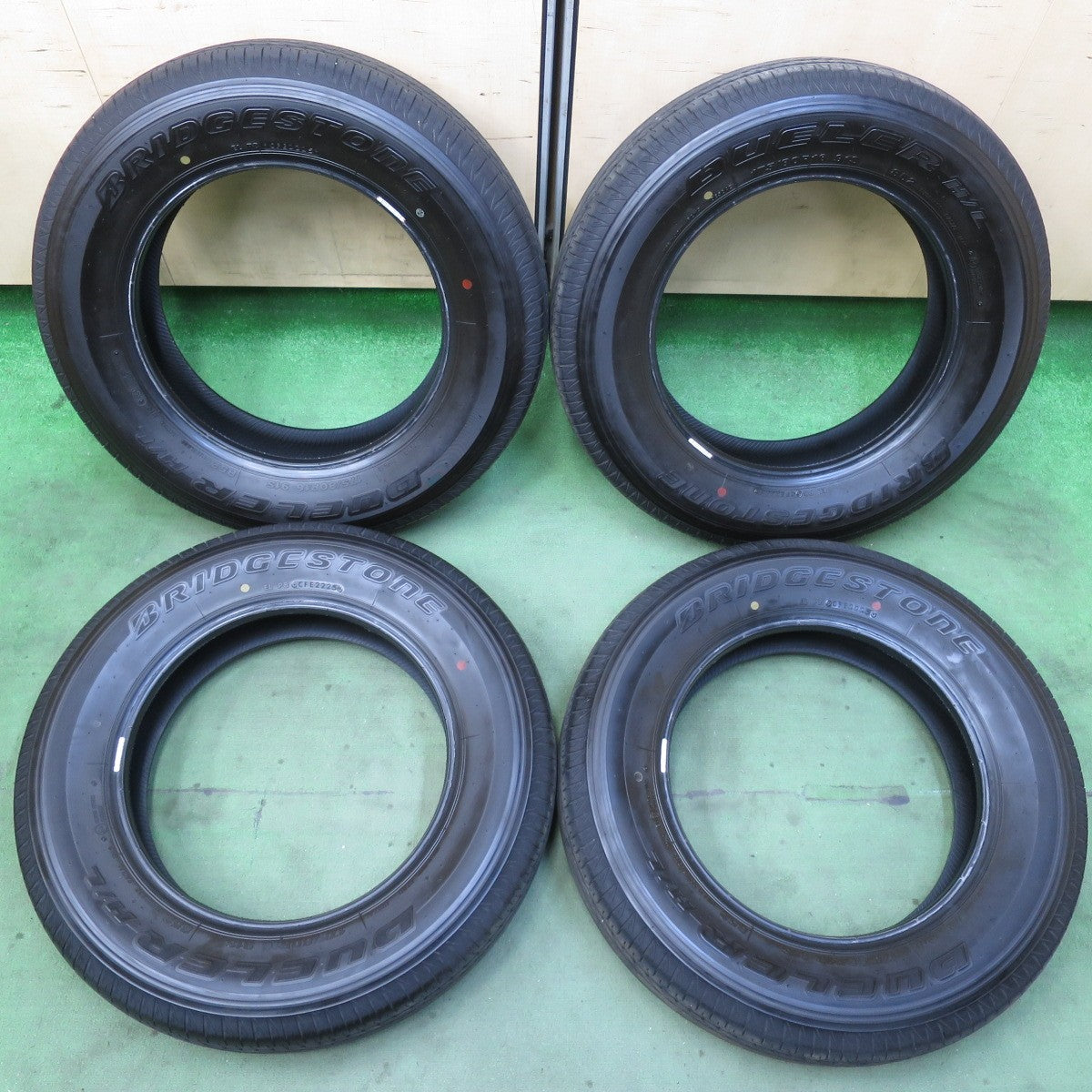 バリ溝！25年！9.5分★ジムニー 等 175/80R16 ブリヂストン デューラー H/L 852 タイヤ 16インチ★5102503イノタ