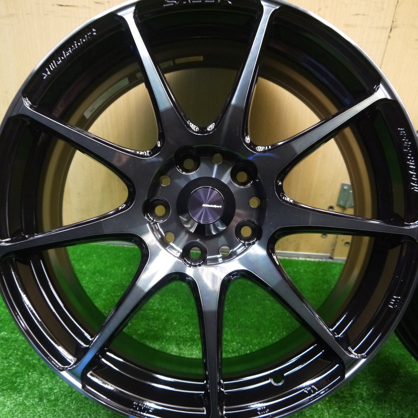 未使用！付属品付き★Weds Sport SA-99R 18インチ ホイール 18×7.5J ウェッズスポーツ PCD114.3/5H★5101401Hホ