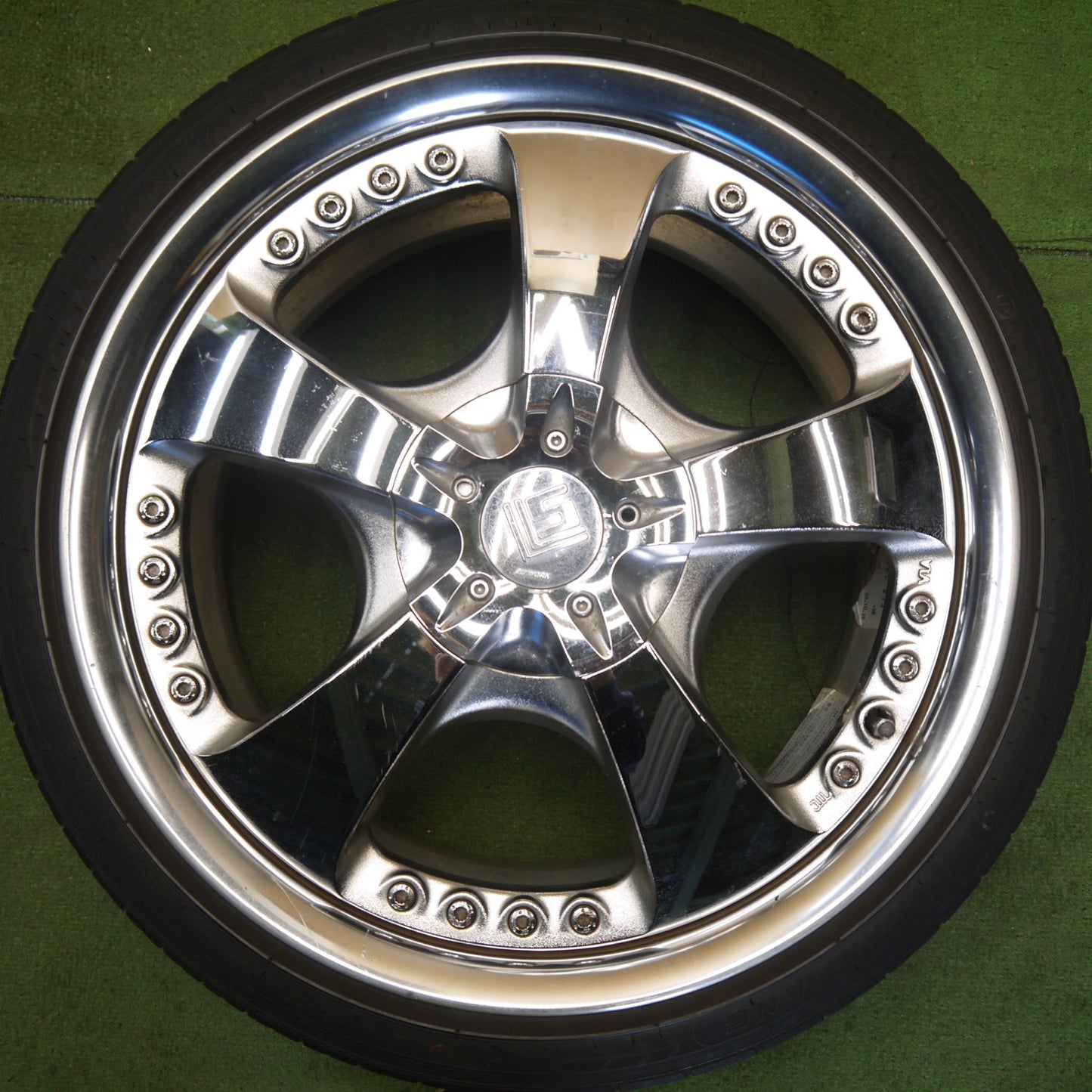 4本価格★WORK LS105 195/40R17 ナンカン AS-1 ワーク 17インチ PCD100/4H★6060904Hノ