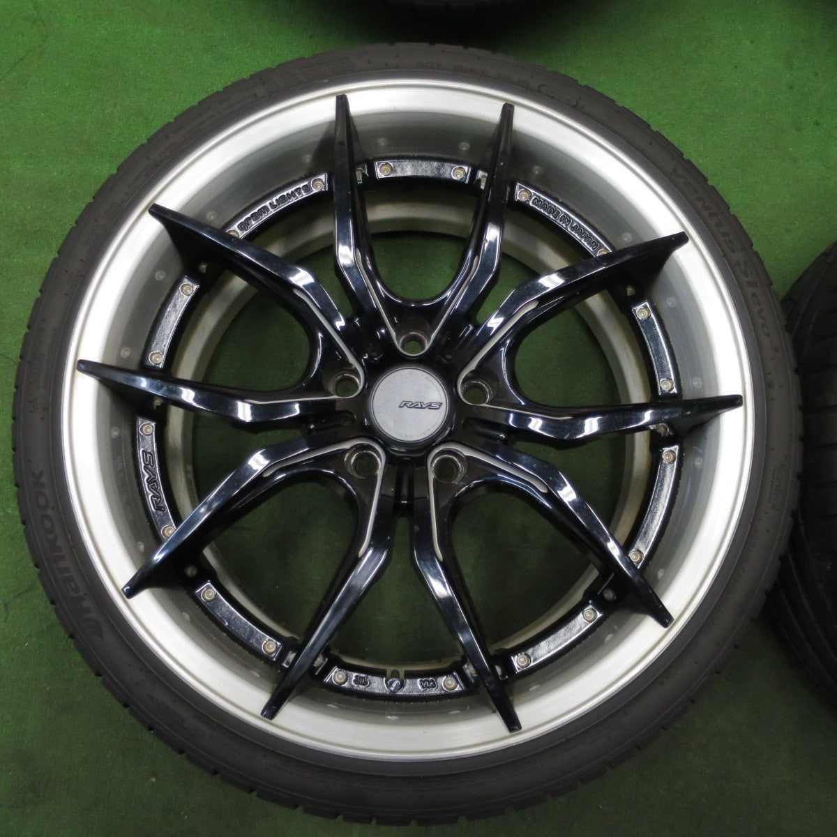 バリ溝！24年！9.5分★RAYS 57FXX-PRO 225/35R19 235/35R19 ハンコック ベンタス S1 evo3 レイズ 19インチ PCD114.3/5H★6022702ナノ