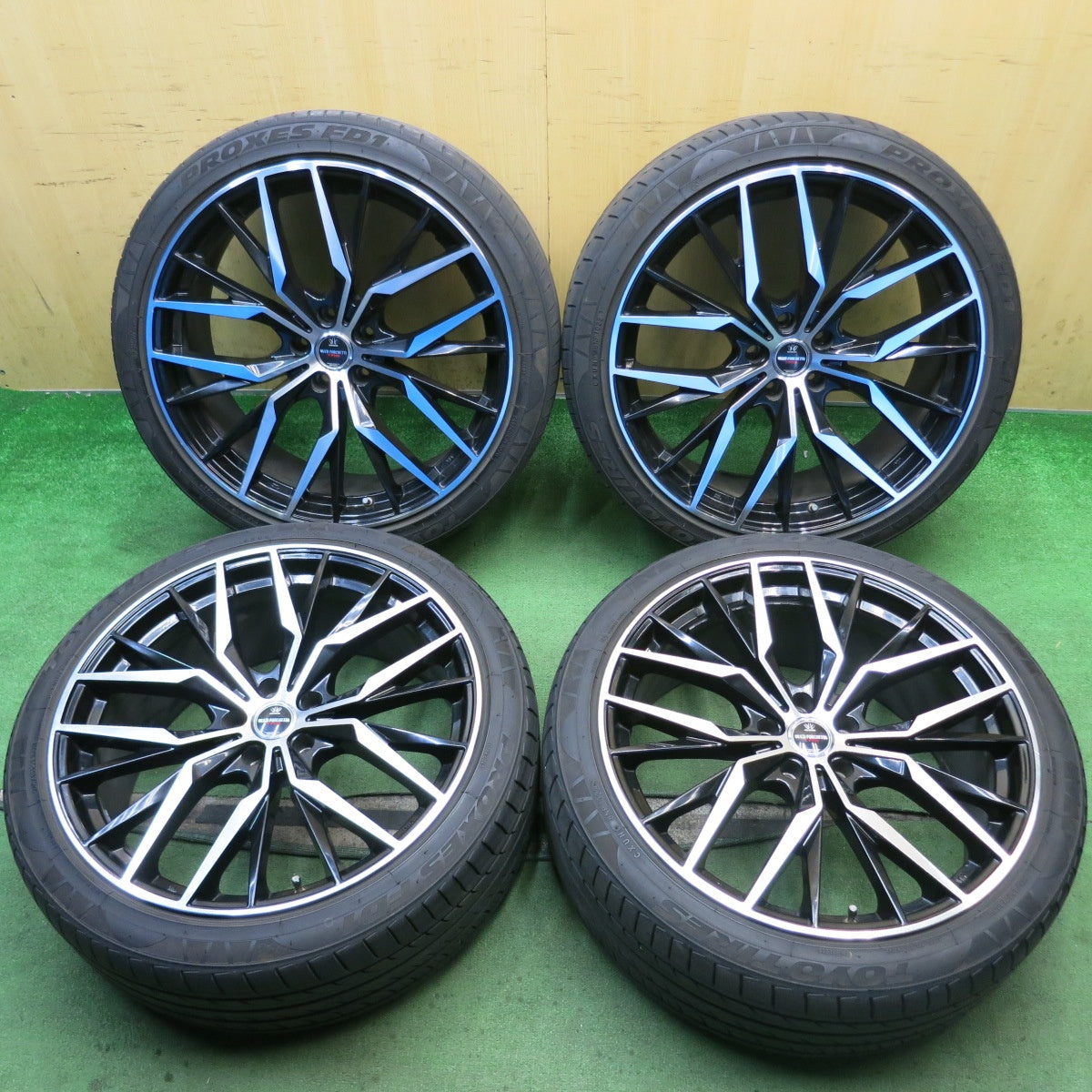 4本価格！22年◎632 LOXARNY MULTI FORCHETTA 245/40R21 トーヨー プロクセス FD1 ロクサーニ マルチフォルケッタ 21インチ PCD114.3/5H◎6090305HAノ