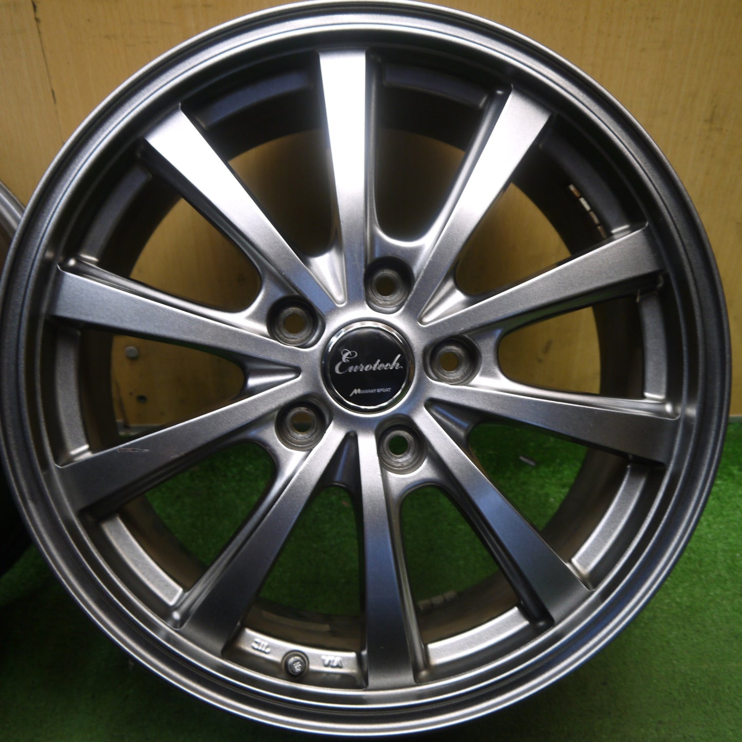 4本価格★Eurotech MANARAY SPORT 17インチ ホイール ユーロテック マナレイ スポーツ 17×7J PCD114.3/5H★6070805KKホ