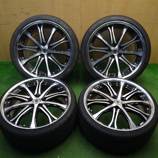 [送料無料] バリ溝！9.5分★WORK SCHWERT SC6 235/30R20 245/35R20 ピンソ タイヤ PS91 ケンダ ラジアル カイザー ワーク シュヴァート シュバート 20インチ PCD114.3/5H★5031704Hノ