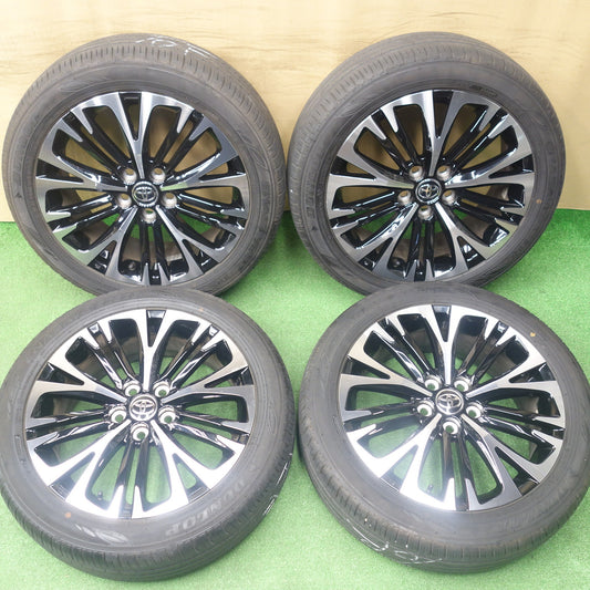 バリ溝！24年！キレイ！9.5分★トヨタ MXPJ10 ヤリスクロス 純正 215/50R18 ダンロップ エナセーブ EC300+ 18インチ PCD114.3/5H★6021903KTノ