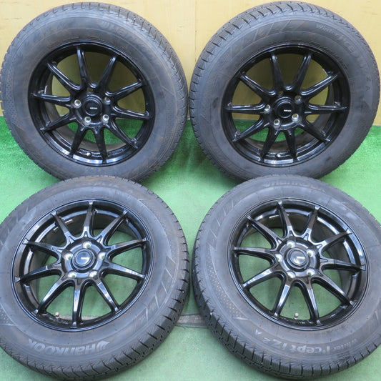 バリ溝！キレイ！9.5分◎スタッドレス 215/60R16 ハンコック ウインター アイセプト IZ 2A G-SPEED Gスピード 16インチ PCD114.3/5H◎6072405NJス