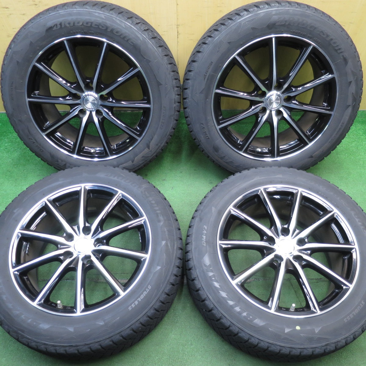 キレイ★スタッドレス 225/60R18 ブリヂストン ブリザック DM-V2 ECO FORME エコフォルム 18インチ PCD114.3/5H★5060205NJス