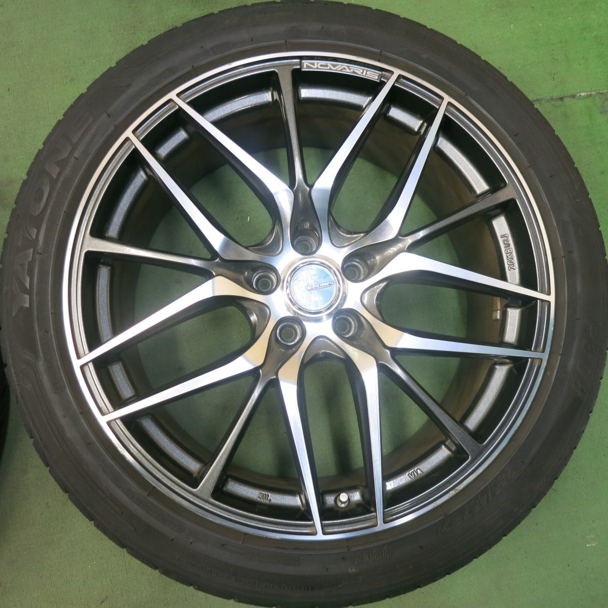 バリ溝！21年！9分★NOVARIS 245/45R20 YATONE ヤトン P308 ノヴァリス 20インチ PCD114.3/5H★5100604SKノ