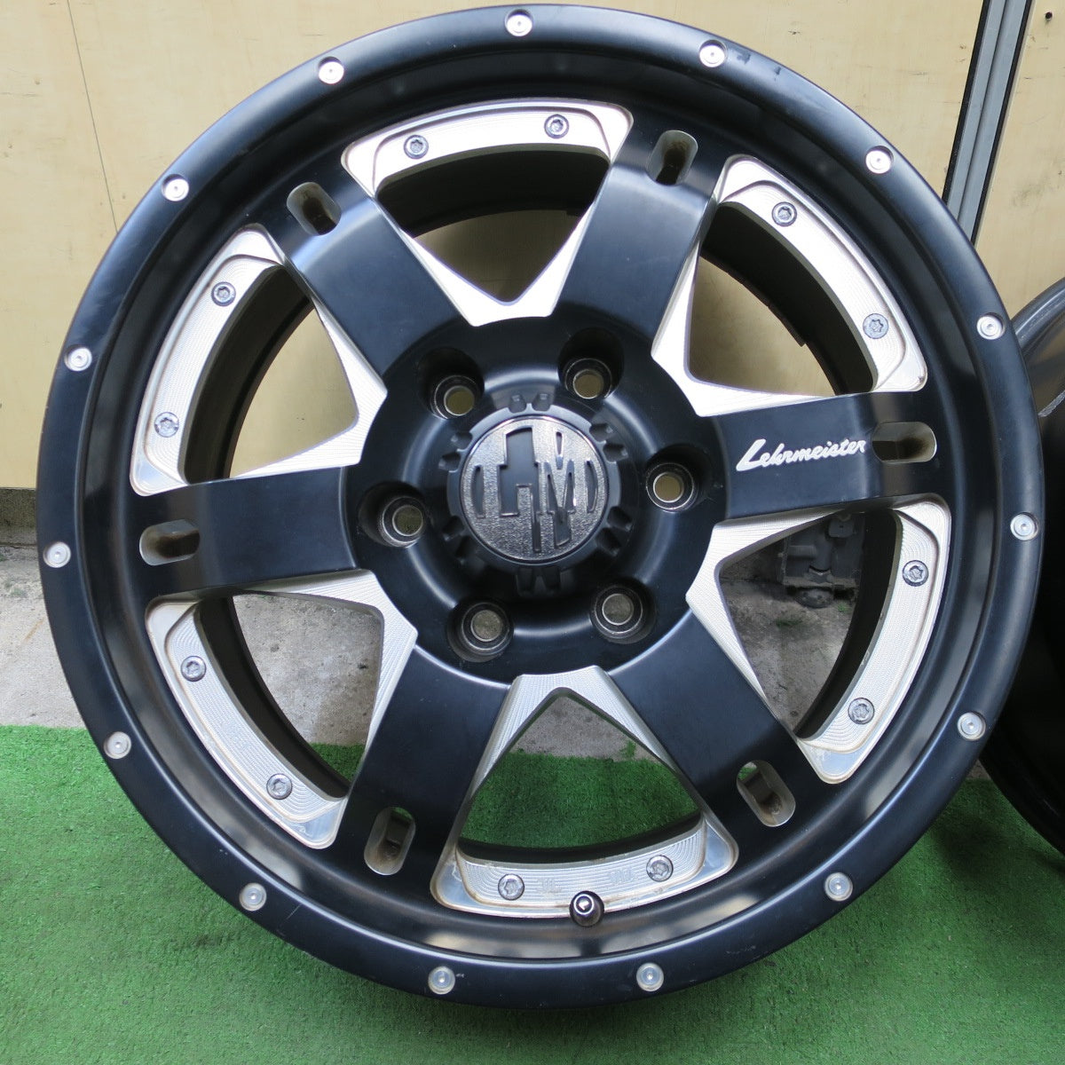 4本価格★Lehrmeister MASTRO 17インチ ホイール レアマイスター マストロ 17×7.5J PCD139.7/6H★6061701NGホ