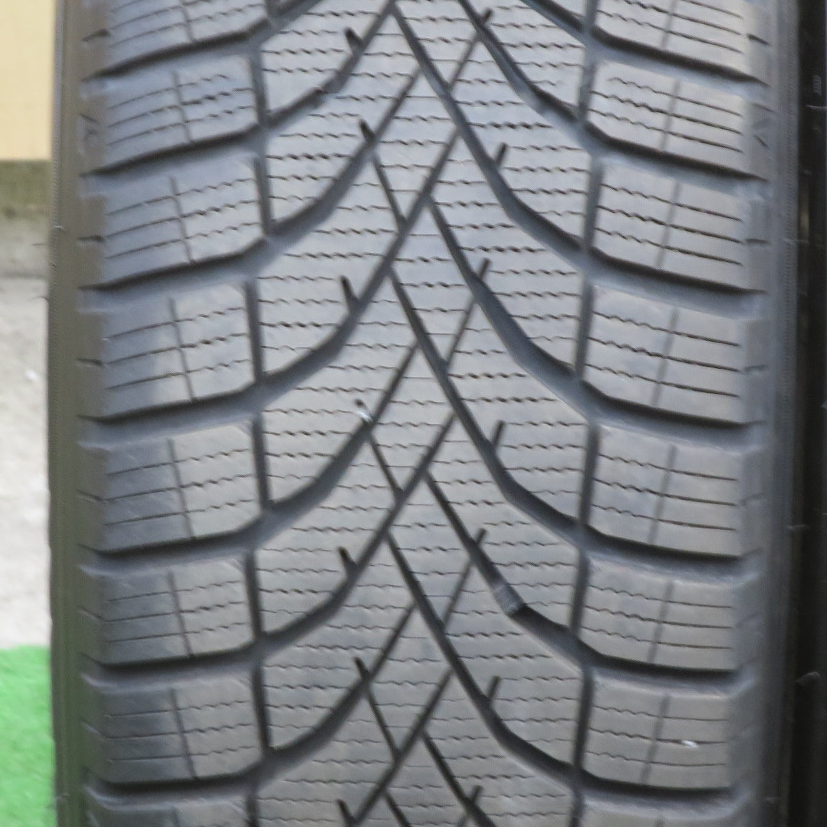 バリ溝！25年！9.5分★日産 C25 セレナ 純正 195/60R16 ダンロップ SYNCHRO WEATHER オールシーズン 16インチ PCD114.3/5H★6021402TTス