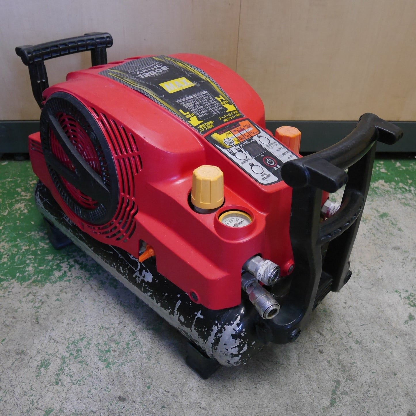 [送料無料] ☆MAX マックス スーパー エア コンプレッサー AK-HL1250E 125L 高圧 常圧 エアー ツール 工具☆