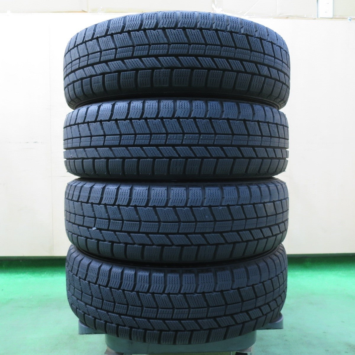 バリ溝！22年！ほぼ10分★ダイハツ ムーヴ 純正 155/65R14 スタッドレス オートバックス ノーストレック N5 14インチ PCD100/4H★5021112イス