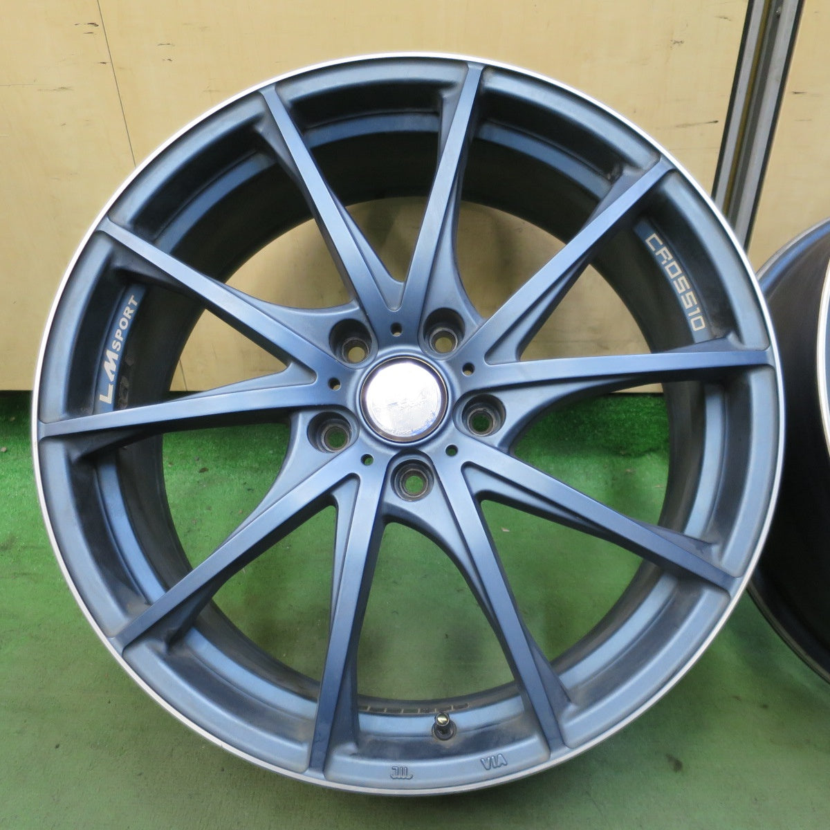 4本価格★LM SPORT cross10 19インチ ホイール LMスポーツ クロス10 19×7.5J PCD114.3/5H★6073102NGホ