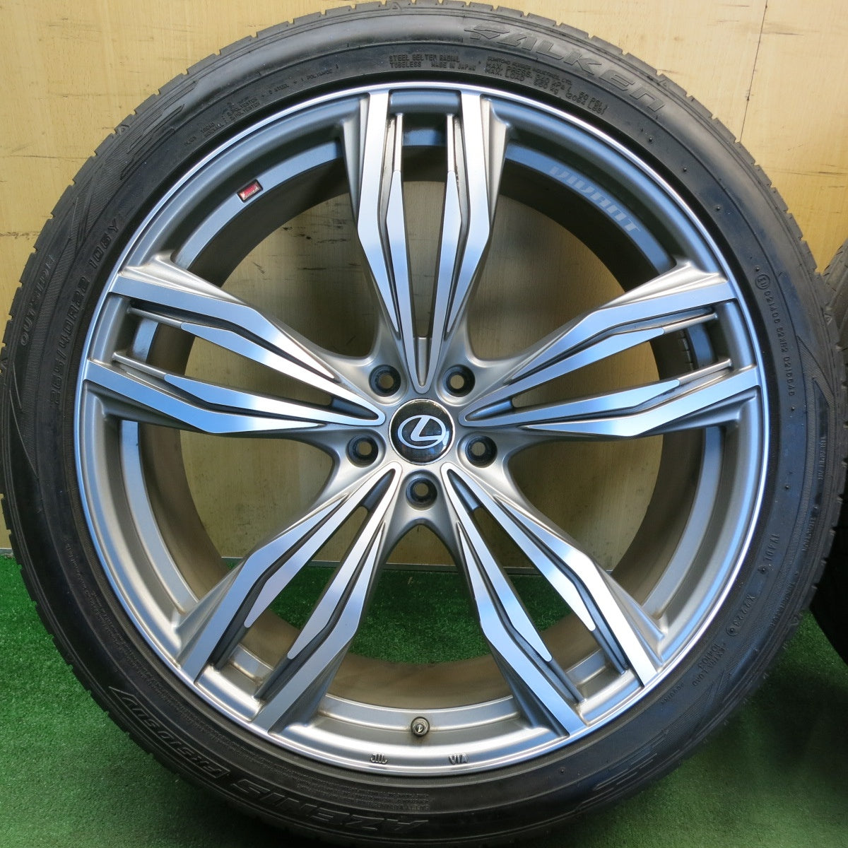 4本価格！23年★Lehrmeister VIVANT 265/40R22 ファルケン アゼニス FK510 SUV レアマイスター ヴィヴァン 22インチ PCD114.3/5H★6053105HAノ