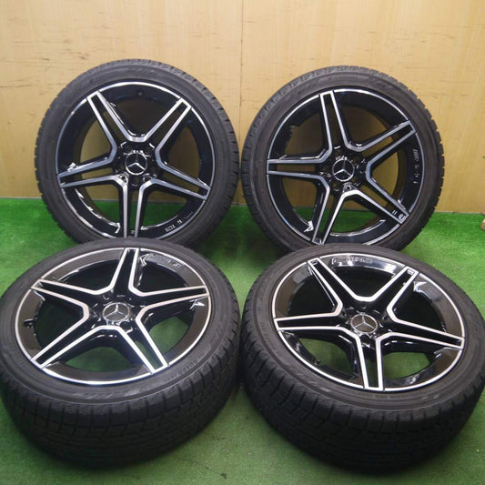 バリ溝！キレイ！8.5分★ベンツ W257 CLSクラス 純正 AMG 245/40R19 スタッドレス ヨコハマ アイスガード iG60 19インチ PCD112/5H★5021906Hス