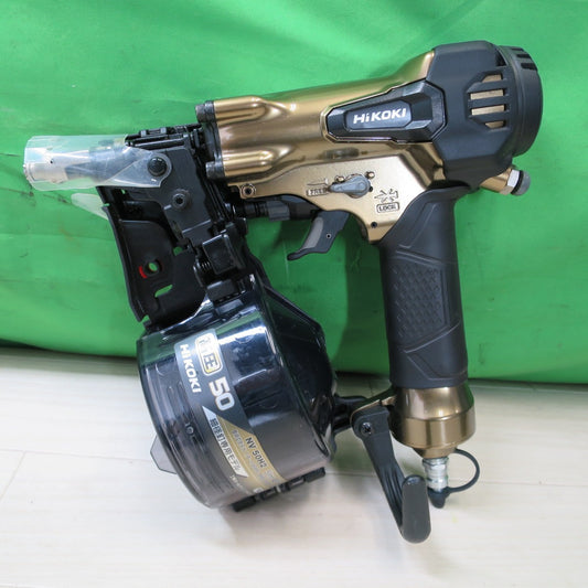 [送料無料] 未使用☆HiKOKI 50mm 高圧 ロール 釘打機 NV50H2 釘打ち機 エアー ツール 工具 ハイコーキ☆