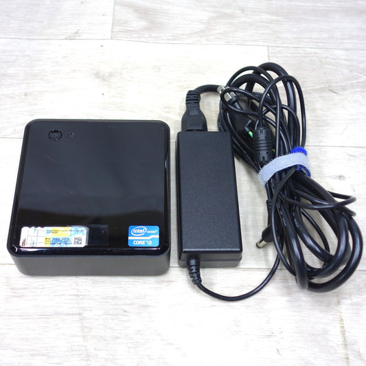 [送料無料] ◆インテル Intel NUC 小型 PC DC3217IYE 電源アダプター 付き Corei3-3217U メモリ 8GB Win10 Home 64bit ジャンク ⑤◆
