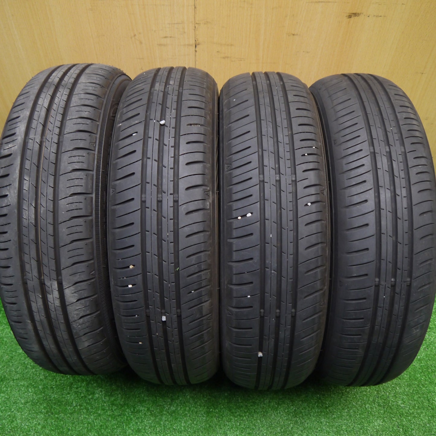 バリ溝！24年！ほぼ10分★155/65R14 ダンロップ エナセーブ EC350+ タイヤ 14インチ N-BOX デイズ ワゴンR タント 等★5101405Hノタ