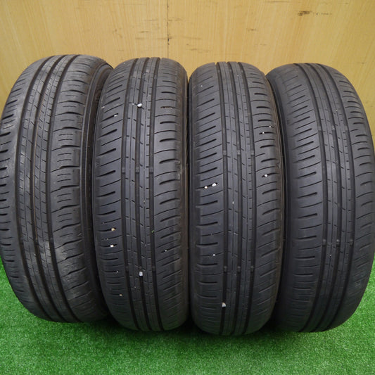 バリ溝！24年！ほぼ10分★155/65R14 ダンロップ エナセーブ EC350+ タイヤ 14インチ N-BOX デイズ ワゴンR タント 等★5101405Hノタ