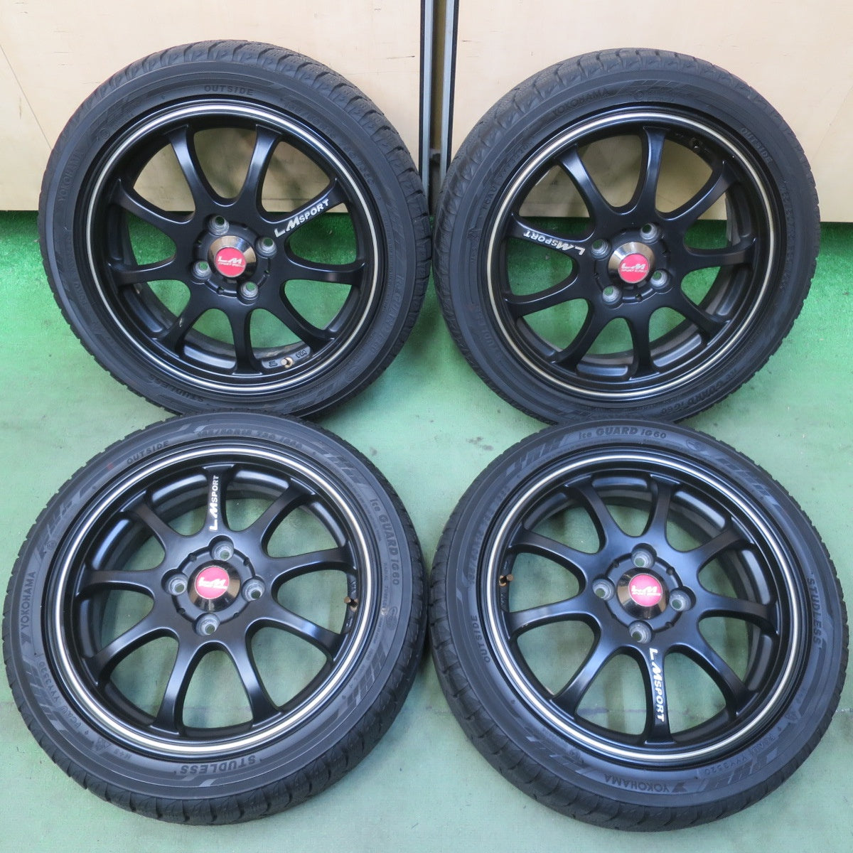 4本価格◎スタッドレス 165/50R15 ヨコハマ アイスガード iG60 LM SPORT LMスポーツ 15インチ 軽サイズ PCD100/4H◎6080705イス