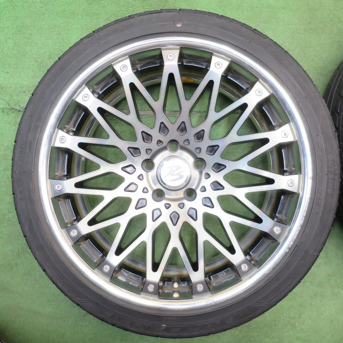 バリ溝！23年！キレイ！9分★RS CV WIRE CRIMSON 245/40R20 グッドイヤー イーグル LS EXE クリムソン 20インチ PCD114.3/5H★6051506NJノ