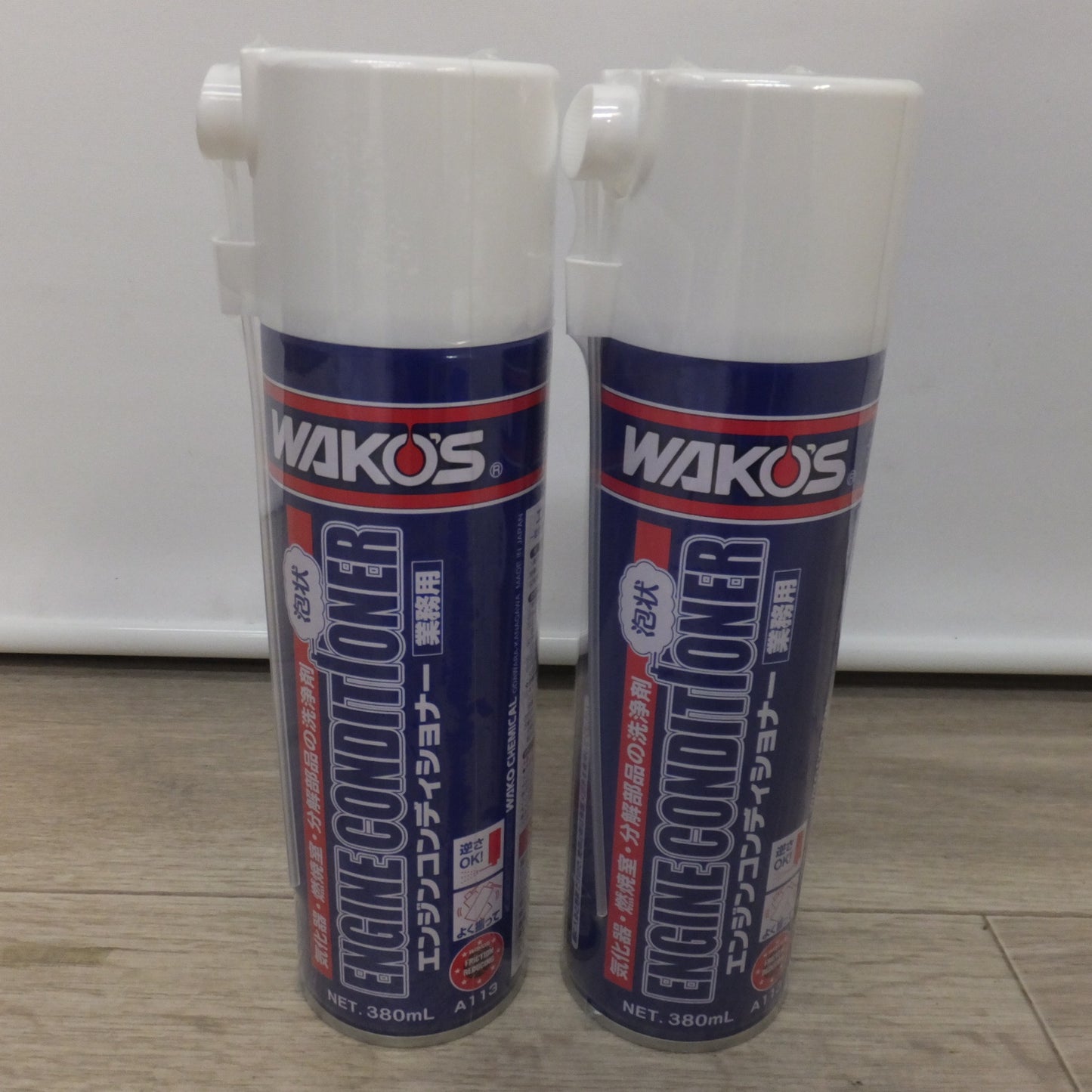 [送料無料] 未使用★和光ケミカル WAKO'S 泡状 エンジンコンディショナー 業務用 A113 380mL 2本 セット★