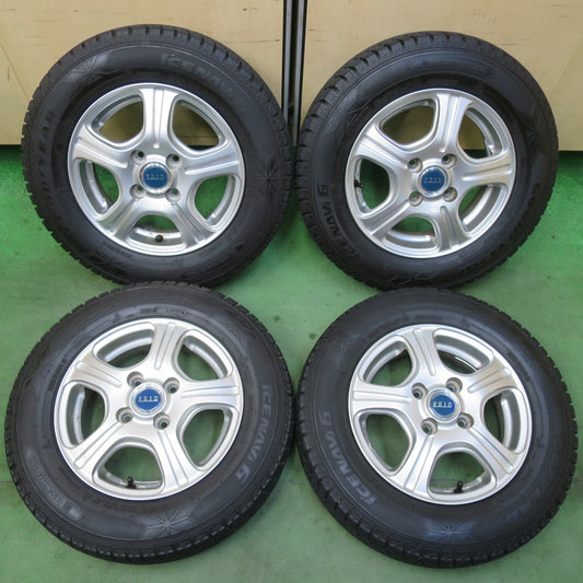 バリ溝！9.5分★スタッドレス 145/80R13 グッドイヤー アイスナビ6 FEID フェイド 13インチ PCD100/4H★5122403イス