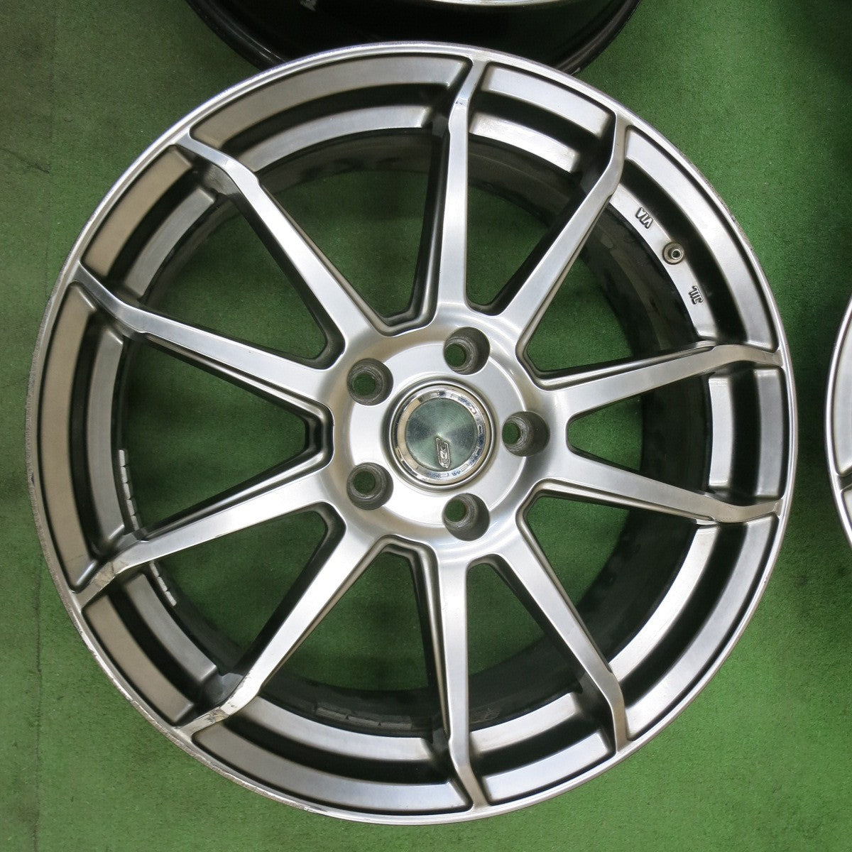 4本価格★BROCKEN ES01 18インチ ホイール ブロッケン 18×7J PCD114.3/5H★6011903ナホ
