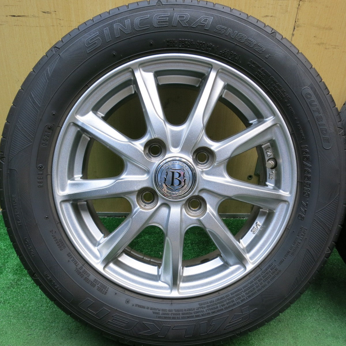 4本価格！21年★165/65R13 ファルケン シンセラ SN832i BRANDLE-LINE ブランドルライン 13インチ 軽サイズ PCD100/4H★5081012HAノ