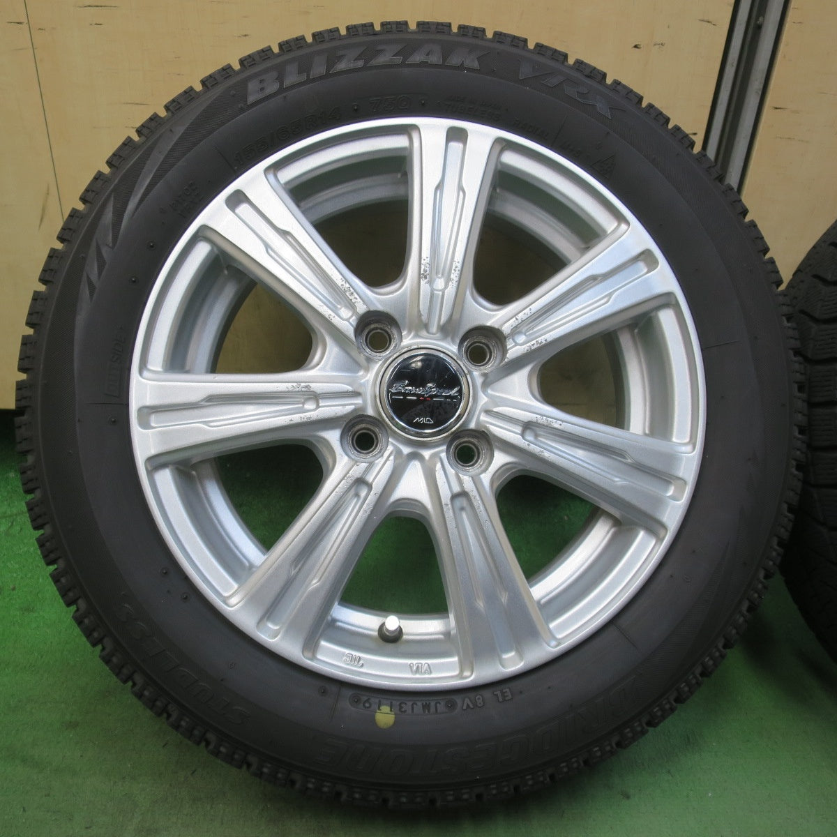 4本価格★スタッドレス 155/65R14 ブリヂストン ブリザック VRX EuroSpeed MiD ユーロスピード 14インチ PCD100/4H★6040707イス