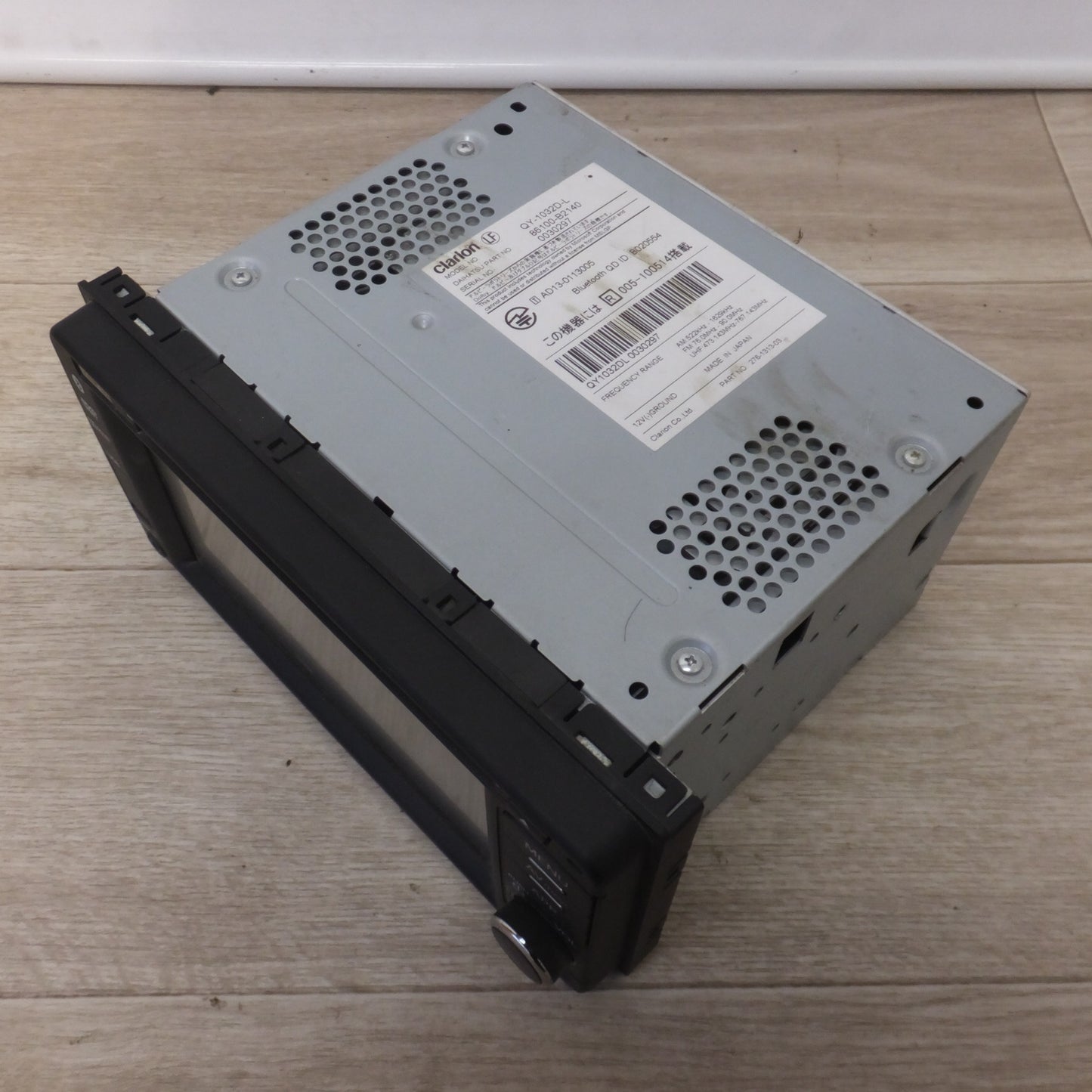 [送料無料] ★クラリオン製 ダイハツ 純正 カーナビ メモリーナビ QY-1032D-L 86100-B2140[32]★
