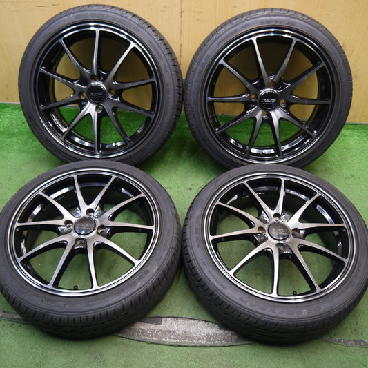 バリ溝！24年！キレイ！9.5分★RAYS VR G25 165/50R16 グッドイヤー イーグル LS2000 hybrid2 レイズ 16インチ 軽自動車 軽 サイズ PCD100/4H★5080503Hノ