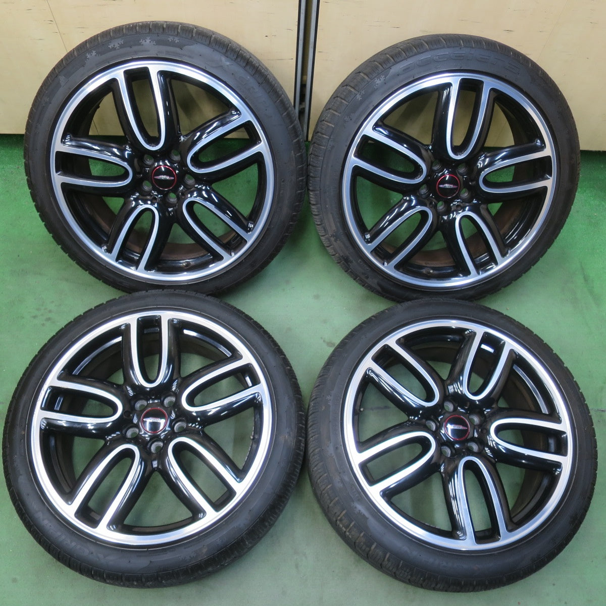 バリ溝！9.5分★MINI ミニ F60 クロス オーバー 純正 JCW 225/45R19 スタッドレス アクセレラ X GRIP N ジョン クーパー ワークス 19インチ PCD112/5H★6031501IMス