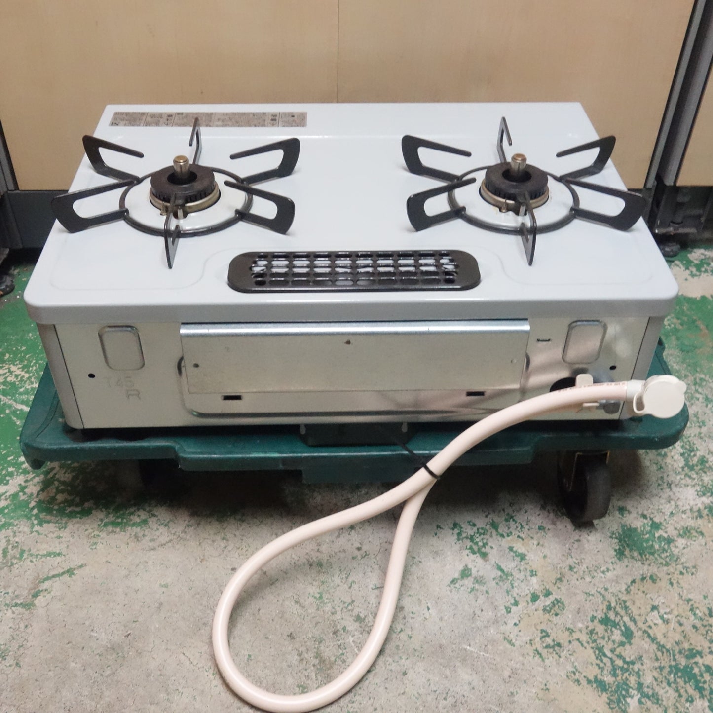 [送料無料] キレイ☆リンナイ ガス コンロ ガス テーブル KG35NGRL 都市ガス グリル未使用 左強火力 2023年製☆