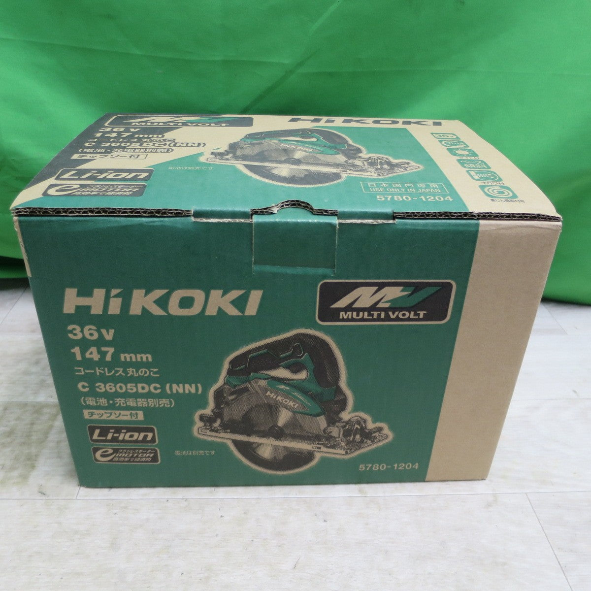 [送料無料] キレイ☆ハイコーキ コードレス 丸のこ 147mm 36V C3605DC(NN) 本体のみ 箱付き 木工 チップソー 切断 丸鋸 マルノコ 電動 工具☆