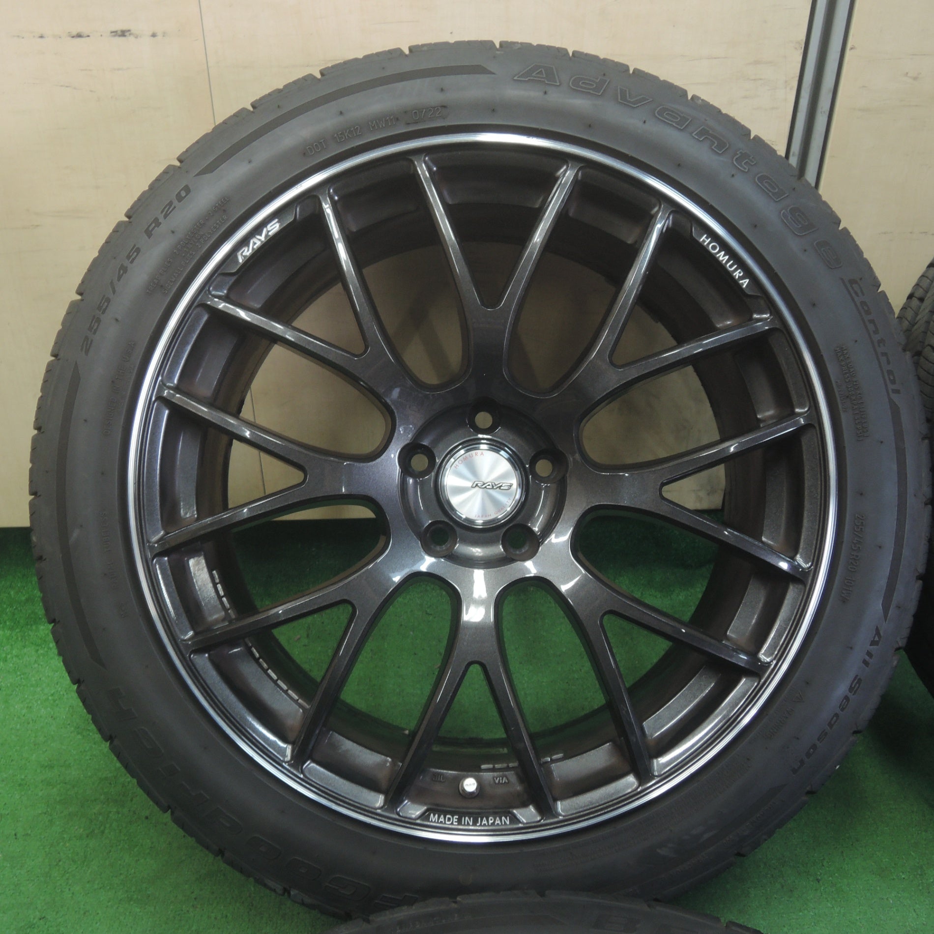 送料無料* バリ溝!22年!9.5分☆ベンツ等 RAYS HOMURA 2×8 GTS 255 送料無料* バリ溝!22年!9.5分☆ベンツ等 RAYS HOMURA 2×8 GTS 255