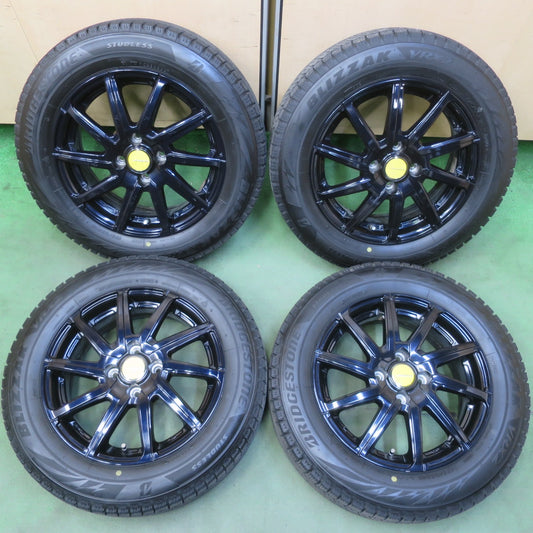 バリ溝！22年！キレイ！8.5分◎スタッドレス 175/65R15 ブリヂストン ブリザック VRX2 AIRBERG エアベルグ 15インチ PCD100/4H◎6072307イス