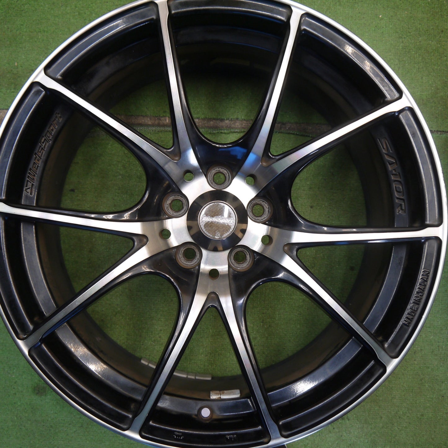キレイ★プリウス 86 BRZ 等 WedsSport SA-10R 18インチ ホイール ウェッズ スポーツ 18×7.5J PCD100/5H★6062908Hホ