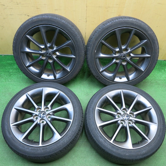 バリ溝！22年！9分★レクサス CT 200 h 純正 215/45R17 ハイフライ HF805 グッドイヤー EfficientGrip ECO EG02 17インチ PCD100/5H★6022303HAノ