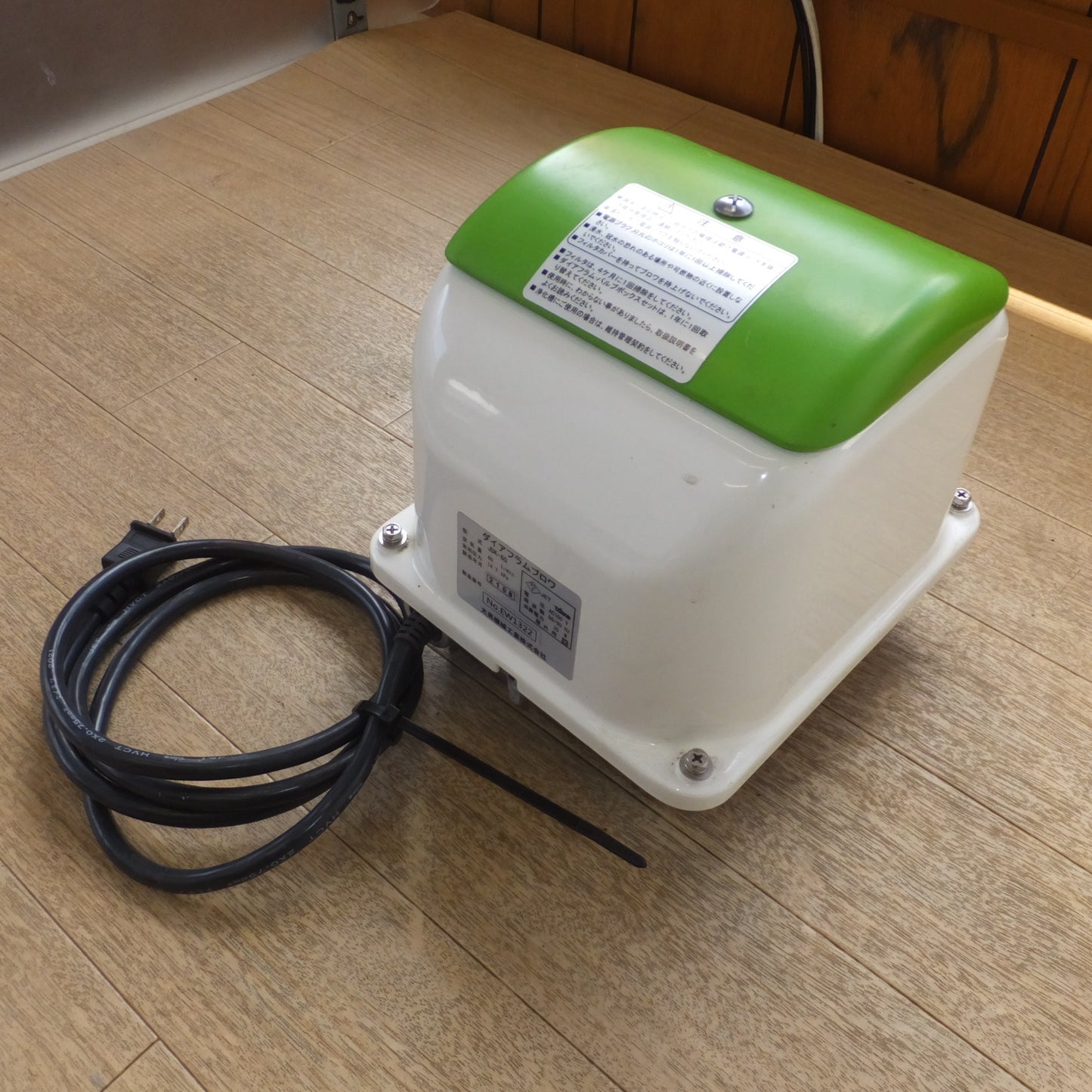 [送料無料] ★大晃機械 TAIKO 電磁駆動式 ダイアフラムブロワ JDK-60 屋外用　AC100V 50/60Hz(2)★