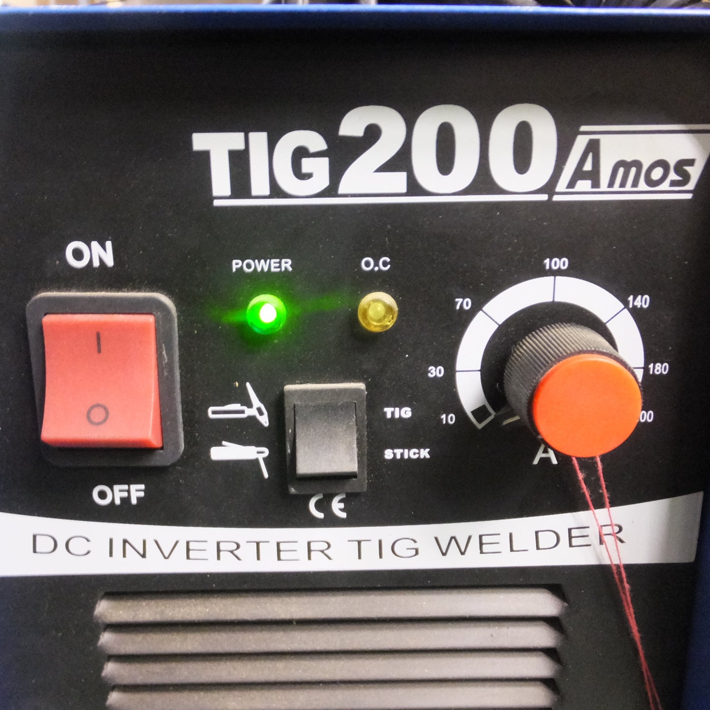 [送料無料] ★TIG溶接機 DC INVERTER TIG WELDER TIG200Amos EN60974-1　200V 50-60Hz　メーカー 不明★