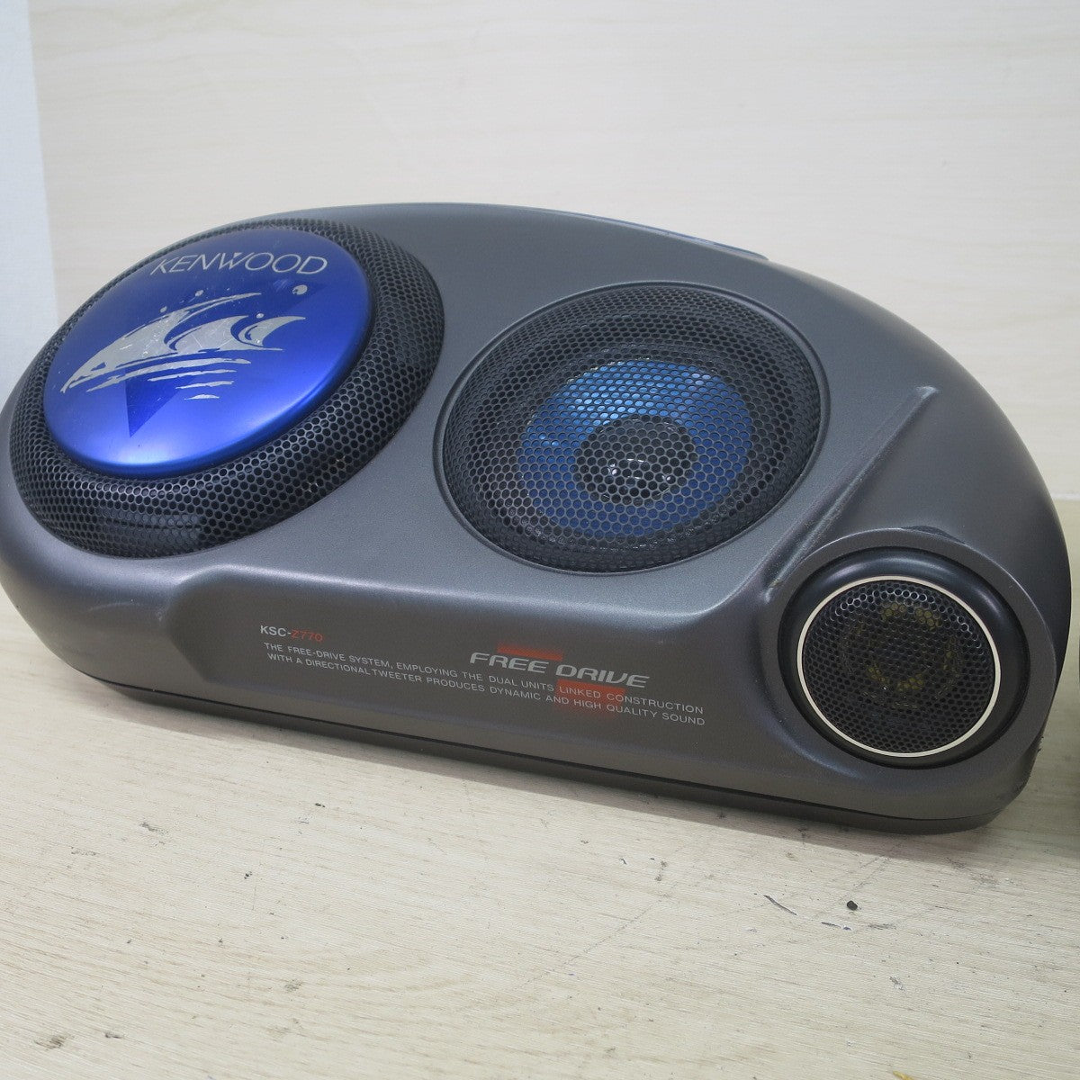 左右セット！キレイ♪KENWOOD ケンウッド 3WAY 置き型 スピーカー KSC-Z770 カー オーディオ♪