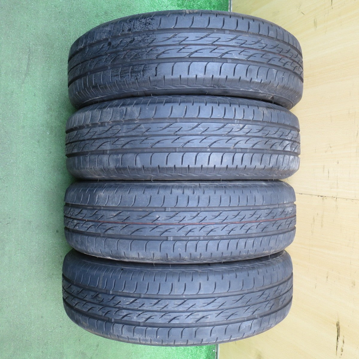 バリ溝！22年！8.5分★スズキ ワゴンR 純正 155/65R14 ブリヂストン ネクストリー エコピア 14インチ PCD100/4H★5073104NJス