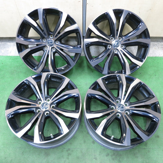 センサー付！キレイ★レクサス 20系 RX バージョンL 純正 ホイール ブロンズ カラー 20インチ 20×8J PCD114.3/5H★5083005ナホ