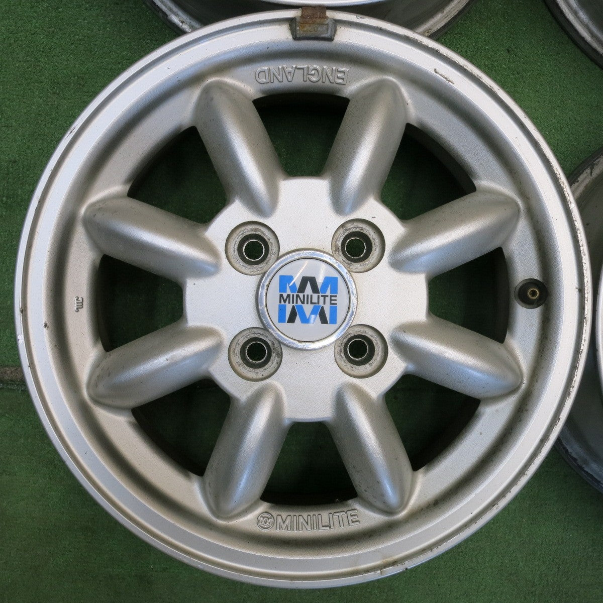 4本価格★ダイハツ ミラ ジーノ 純正 MINILITE ホイール 14インチ ミニライト 14×4.5J PCD100/4H★6042601HAホ