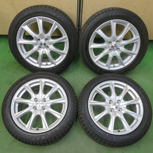 バリ溝！24年！キレイ！9.5分以上★スタッドレス 205/50R17 ダンロップ ウインターマックス 03 DUFACT デュファクト 17インチ PCD100/4H★6031105イス